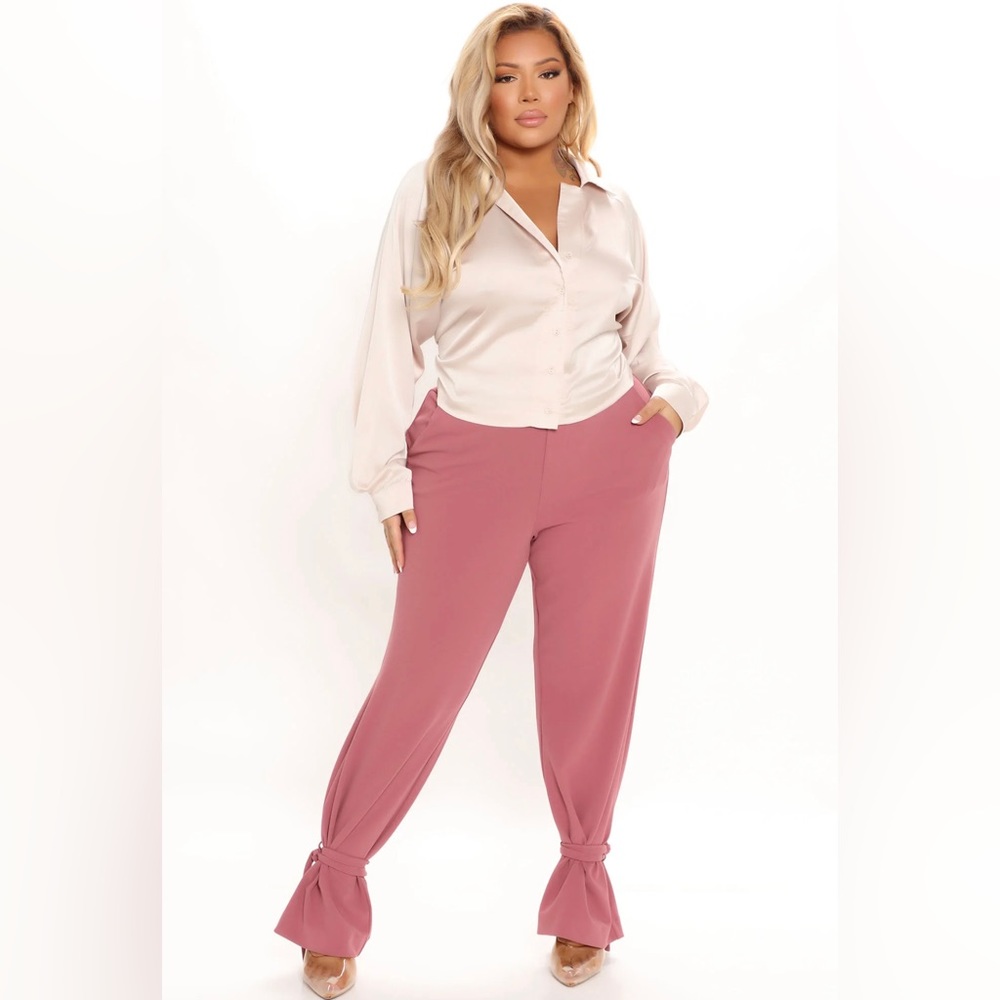 Into The Office Trouser - Mauve